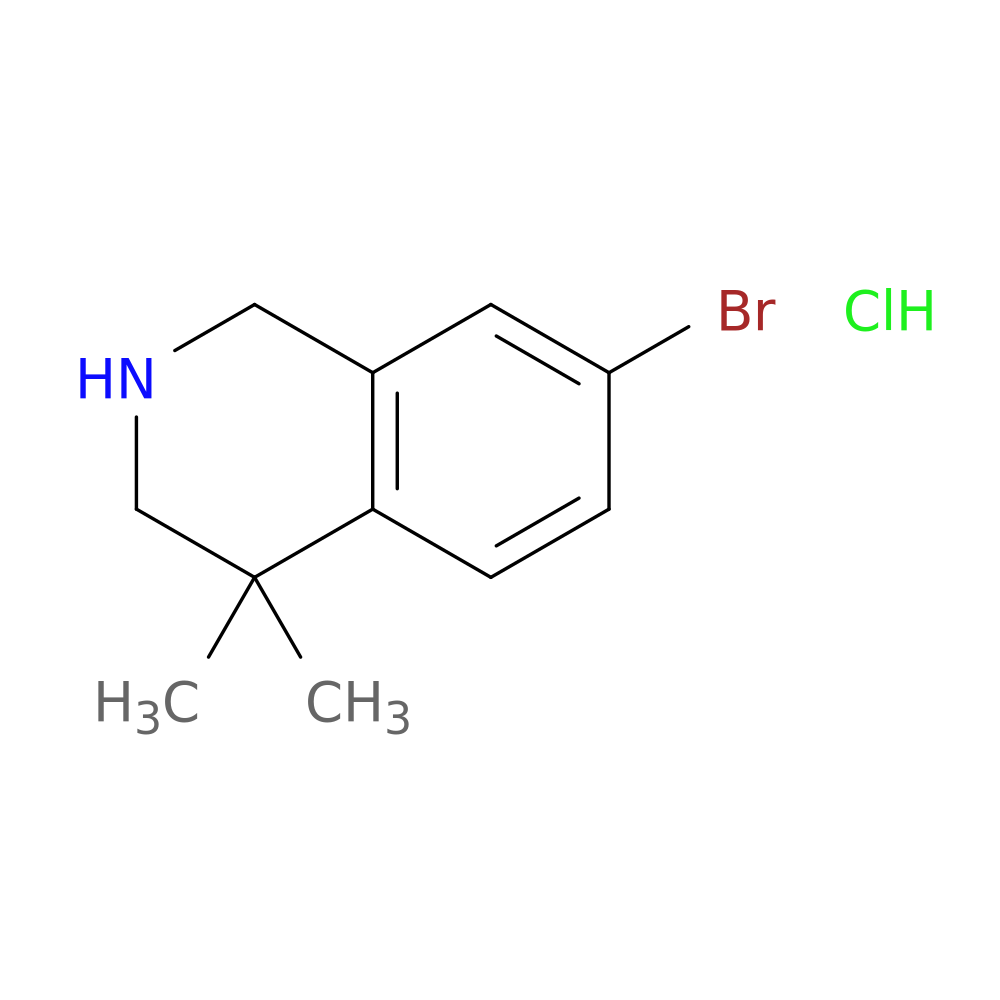 7-Bromo-4,4-dimethyl-1,2,3,4-tetrahydroisoquinoline hydrochloride