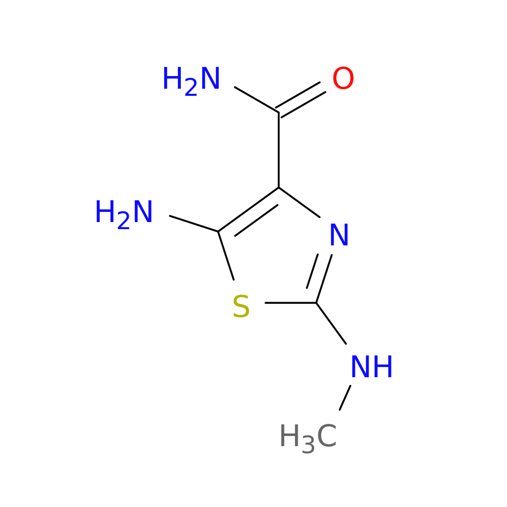 5-Amino-2-(methylamino)-1,3-thiazole-4-carboxamide