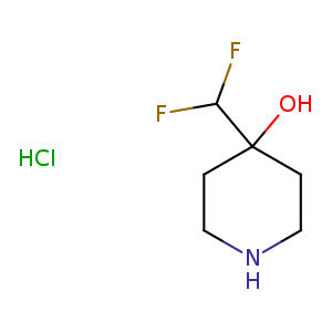 4-(Difluoromethyl)piperidin-4-ol hydrochloride