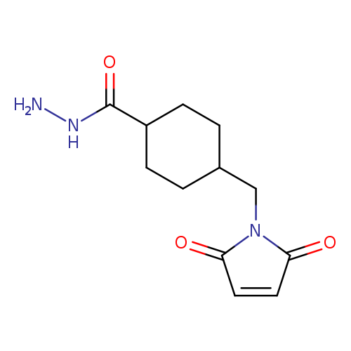 4-(Maleimidomethyl)cyclohexane-1-carboxyl-hydrazide, trifluoroacetic acid