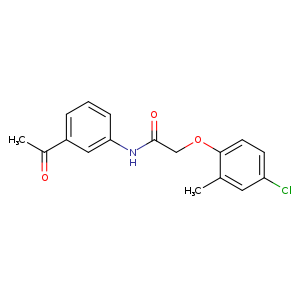 N-(3-Acetylphenyl)-2-(4-chloro-2-methylphenoxy)acetamide