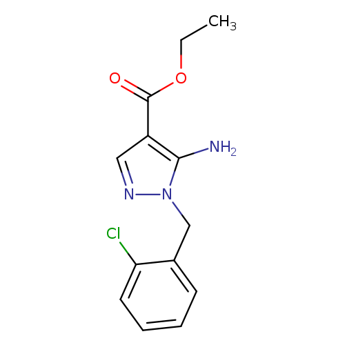 Ethyl 5-amino-1-(2-chlorobenzyl)-1H-pyrazole-4-carboxylate