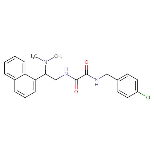 N'-[(4-chlorophenyl)methyl]-N-[2-(dimethylamino)-2-(naphthalen-1-yl)ethyl]ethanediamide