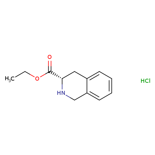 3-Isoquinolinecarboxylic acid, 1,2,3,4-tetrahydro-, ethyl ester, hydrochloride (1:1), (3S)-