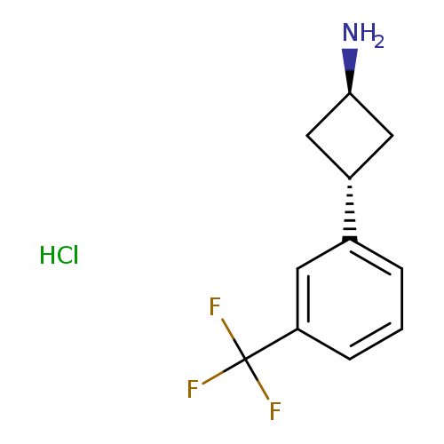 [3-(trifluoromethyl)phenyl]cyclobutan-1-amine hydrochloride, trans