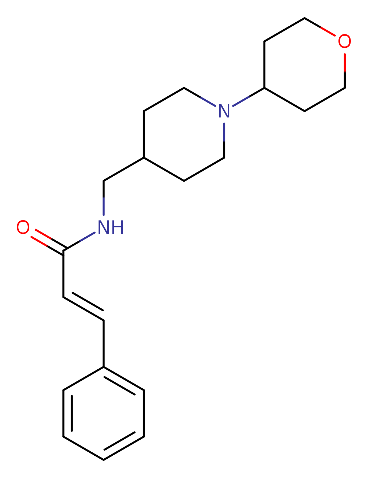 (2E)-N-{[1-(oxan-4-yl)piperidin-4-yl]methyl}-3-phenylprop-2-enamide