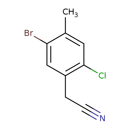 2-(5-bromo-2-chloro-4-methylphenyl)acetonitrile
