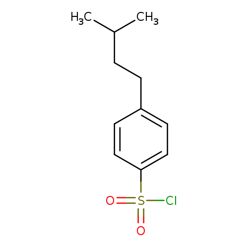 Benzenesulfonyl chloride, 4-(3-methylbutyl)-