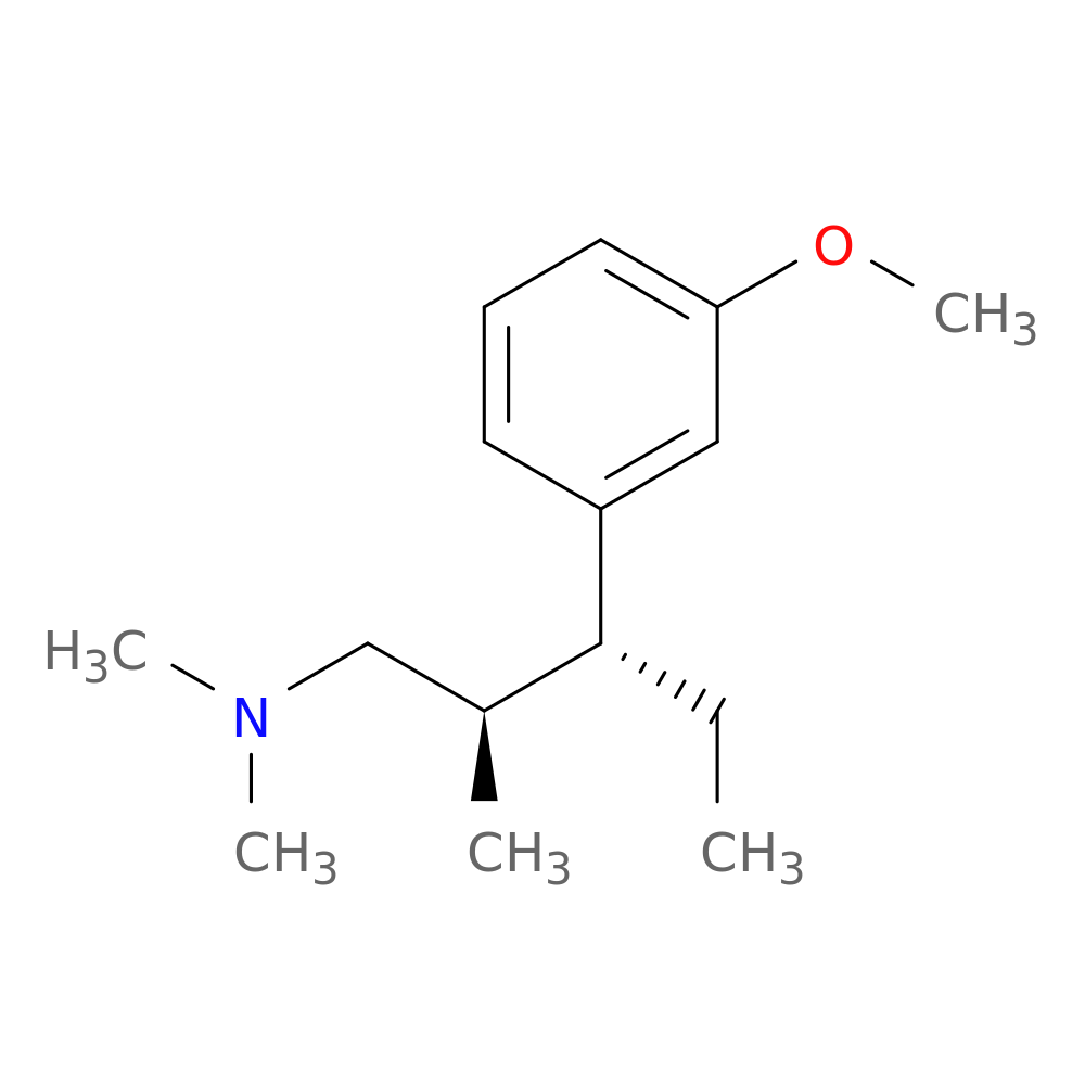 Benzenepropanamine, γ-ethyl-3-methoxy-N,N,β-trimethyl-, (βR,γR)-