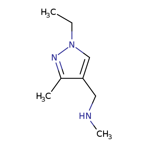 1-(1-Ethyl-3-methyl-1h-pyrazol-4-yl)-n-methylmethanamine