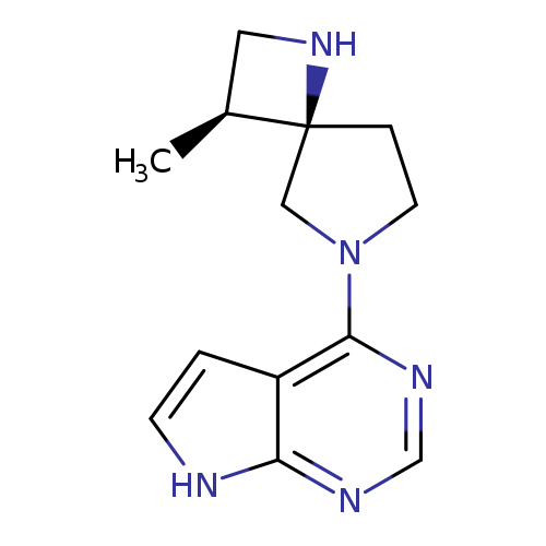 4-((3S,4R)-3-Methyl-1,6-diazaspiro[3.4]octan-6-yl)-7H-pyrrolo[2,3-d]pyrimidine