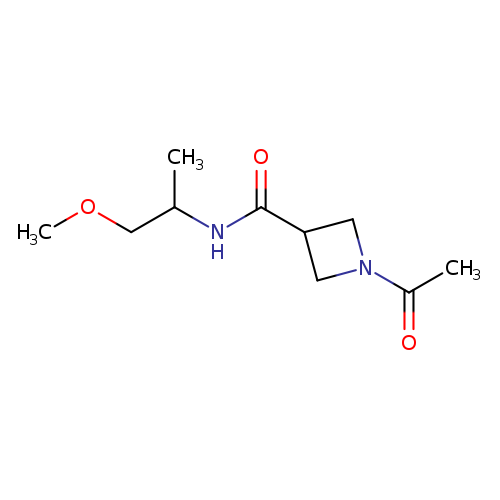 1-acetyl-N-(1-methoxypropan-2-yl)azetidine-3-carboxamide