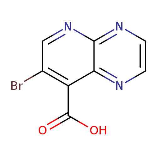 7-Bromopyrido[2,3-b]pyrazine-8-carboxylic acid