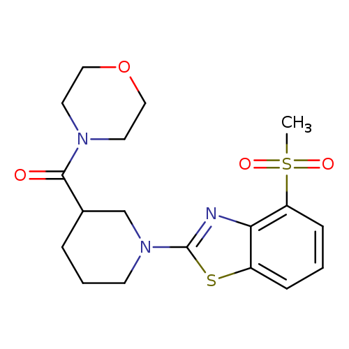4-methanesulfonyl-2-[3-(morpholine-4-carbonyl)piperidin-1-yl]-1,3-benzothiazole
