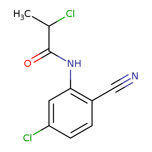 2-chloro-N-(5-chloro-2-cyanophenyl)propanamide