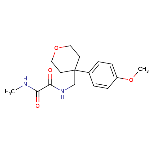 N'-{[4-(4-methoxyphenyl)oxan-4-yl]methyl}-N-methylethanediamide