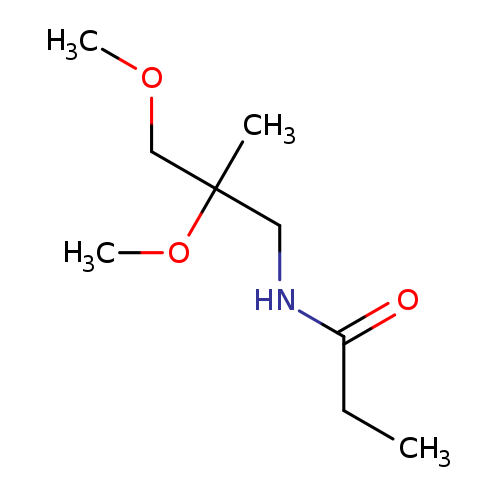 N-(2,3-dimethoxy-2-methylpropyl)propanamide