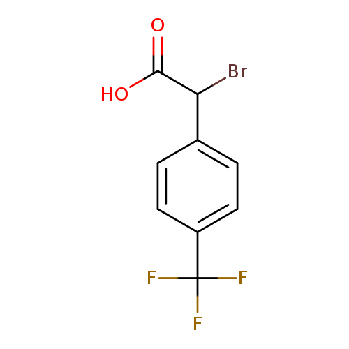 2-bromo-2-[4-(trifluoromethyl)phenyl]acetic acid