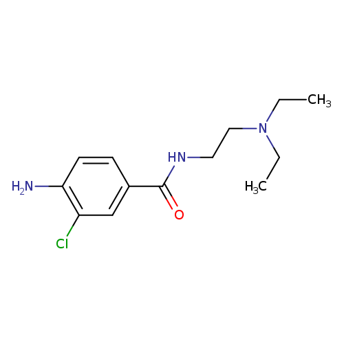 4-amino-3-chloro-N-[2-(diethylamino)ethyl]benzamide
