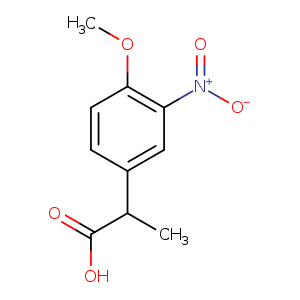 2-(4-methoxy-3-nitrophenyl)propanoic acid