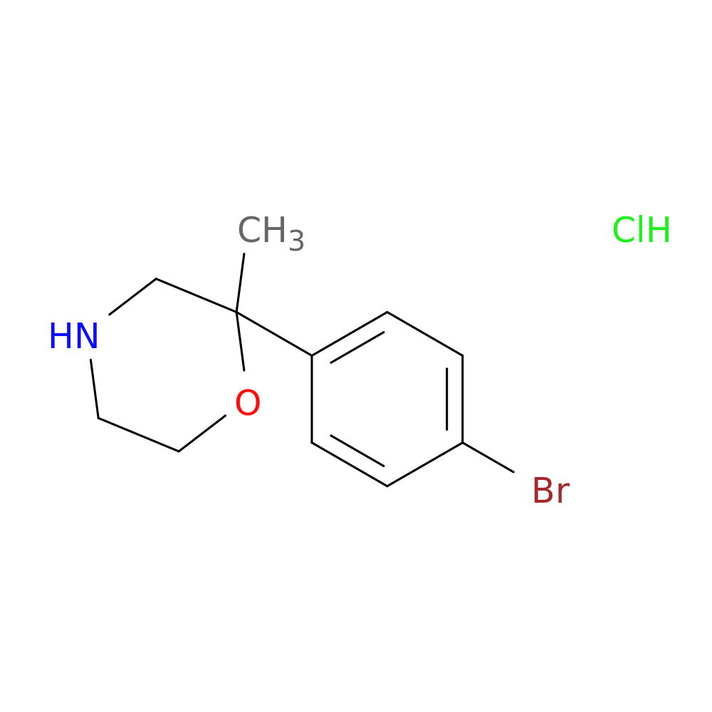 2-(4-bromophenyl)-2-methylmorpholine hydrochloride