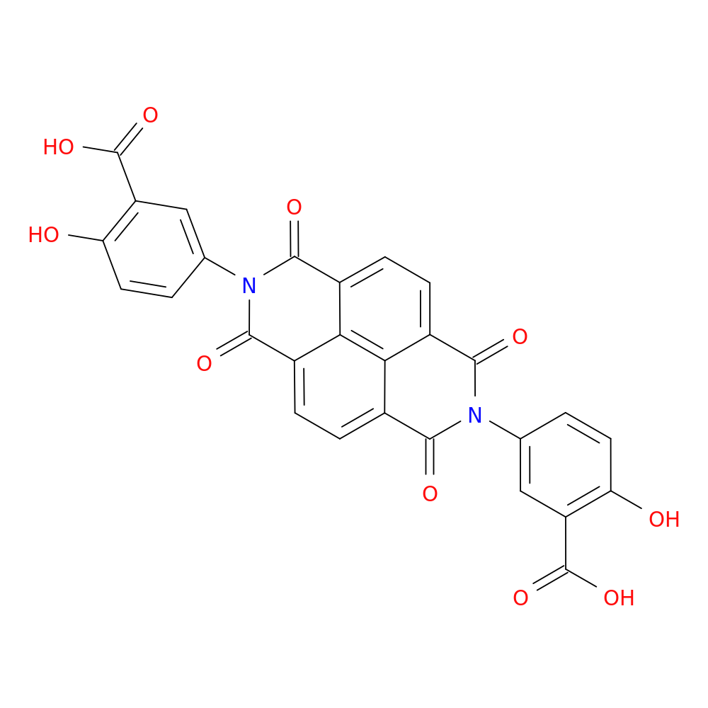 3,3'-(1,3,6,8-tetrahydro-1,3,6,8-tetraoxobenzo[lmn][3,8]phenanthroline-2,7-diyl)bis[6-hydroxy-Benzoic acid