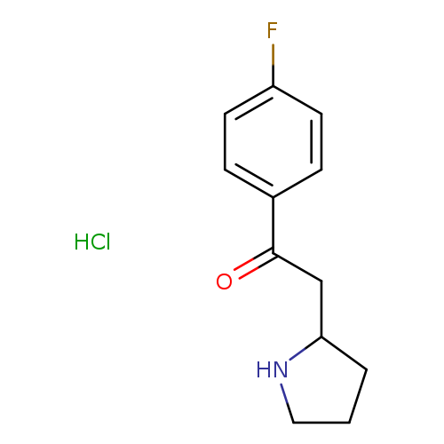 1-(4-fluorophenyl)-2-(pyrrolidin-2-yl)ethan-1-one hydrochloride