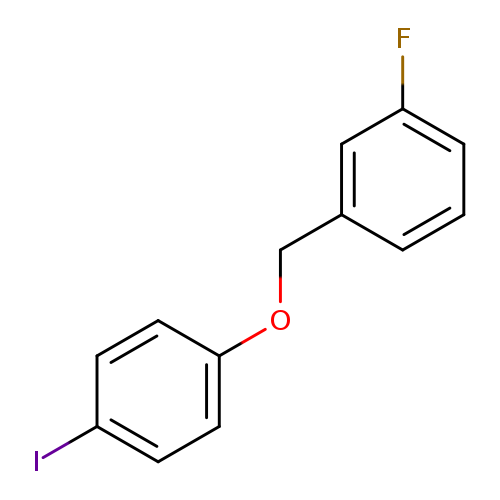1-((4-iodophenoxy)methyl)-3-fluorobenzene