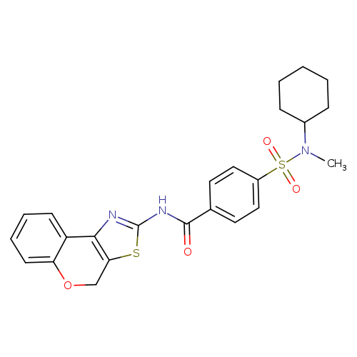 N-{4H-chromeno[4,3-d][1,3]thiazol-2-yl}-4-[cyclohexyl(methyl)sulfamoyl]benzamide