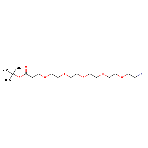 4,7,10,13,16-Pentaoxaoctadecanoic acid, 18-amino-, 1,1-dimethylethyl ester