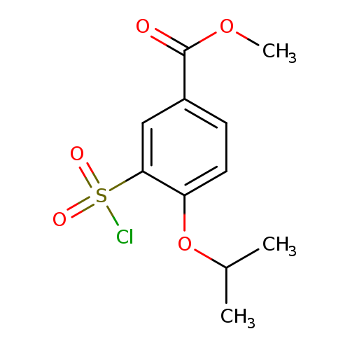 methyl 3-(chlorosulfonyl)-4-(propan-2-yloxy)benzoate
