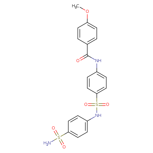 4-methoxy-N-{4-[(4-sulfamoylphenyl)sulfamoyl]phenyl}benzamide