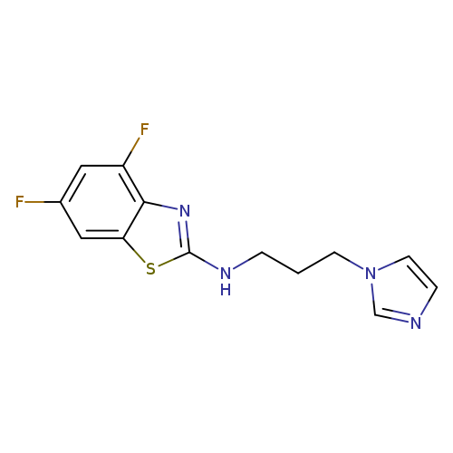 4,6-Difluoro-n-[3-(1h-imidazol-1-yl)propyl]-1,3-benzothiazol-2-amine