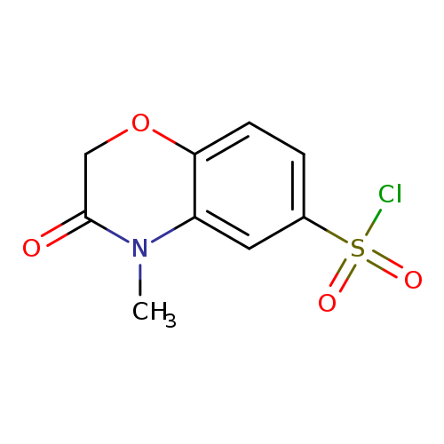 4-methyl-3-oxo-3,4-dihydro-2H-benzo[b][1,4]oxazine-6-sulfonyl chloride