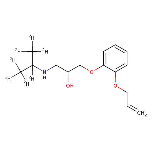 1-(2-(allyloxy)phenoxy)-3-((propan-2-yl-d<sub>7</sub>)amino)propan-2-ol