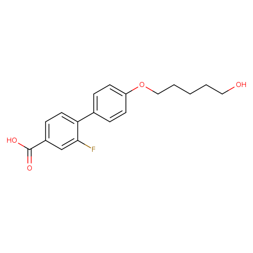 2-fluoro-4'-[(5-hydroxypentyl)oxy]-[1,1'-biphenyl]-4-carboxylic acid