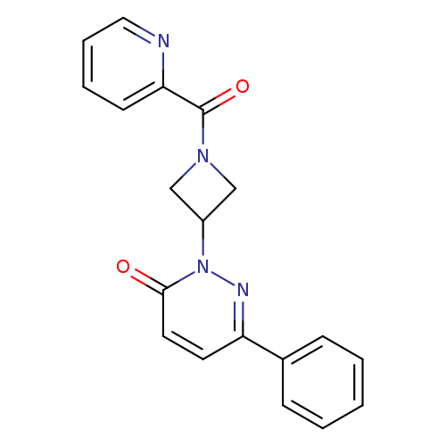 6-phenyl-2-[1-(pyridine-2-carbonyl)azetidin-3-yl]-2,3-dihydropyridazin-3-one