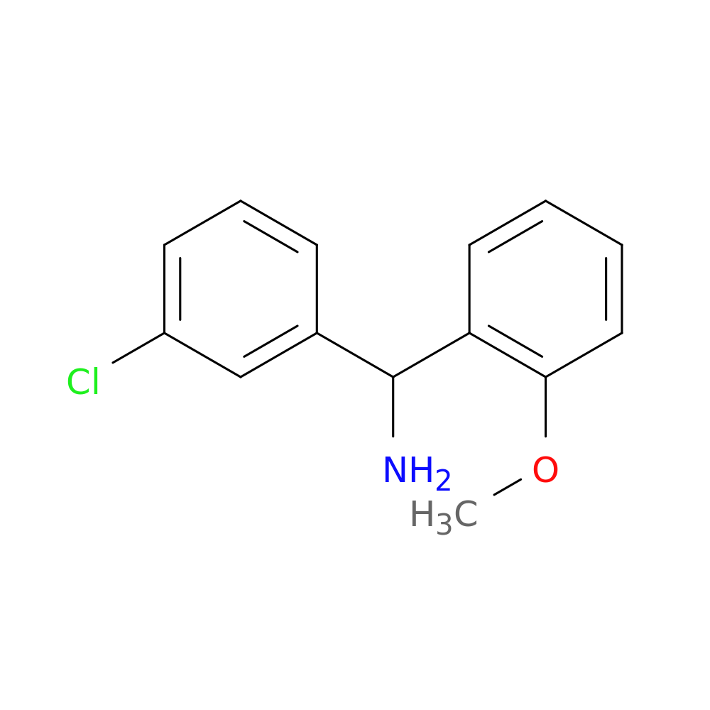 (3-chlorophenyl)(2-methoxyphenyl)methanamine