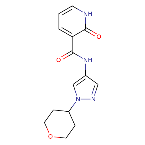 N-[1-(oxan-4-yl)-1H-pyrazol-4-yl]-2-oxo-1,2-dihydropyridine-3-carboxamide