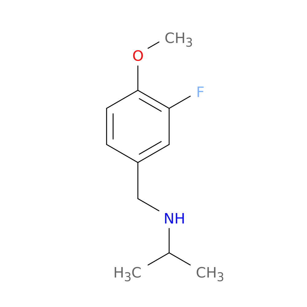 [(3-fluoro-4-methoxyphenyl)methyl](propan-2-yl)amine