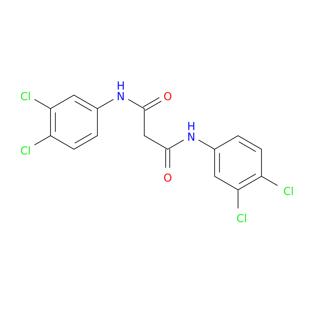 N,N'-bis(3,4-dichlorophenyl)propanediamide