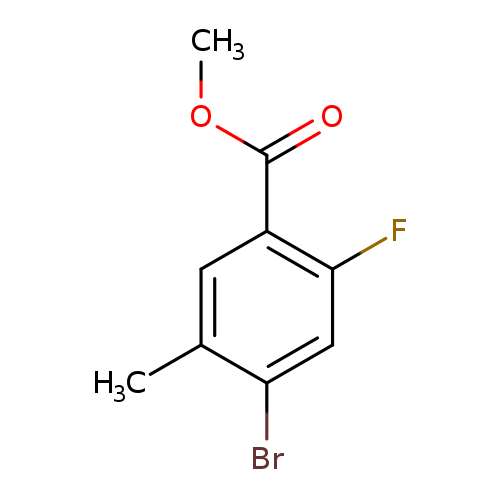 Methyl 4-bromo-2-fluoro-5-methylbenzoate