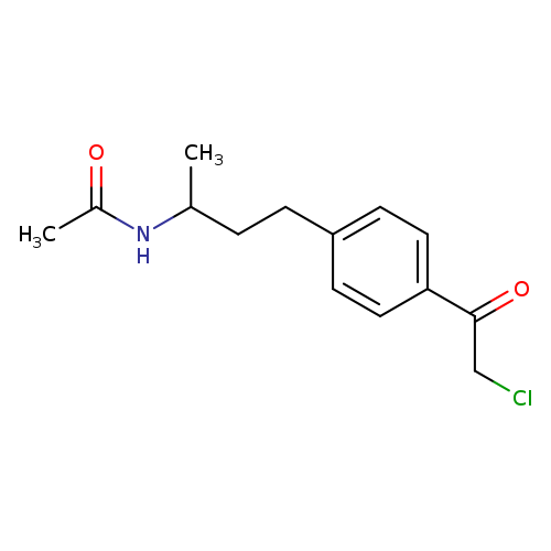 N-[3-[4-(CHLOROACETYL)PHENYL]-1-METHYLPROPYL]ACETAMIDE