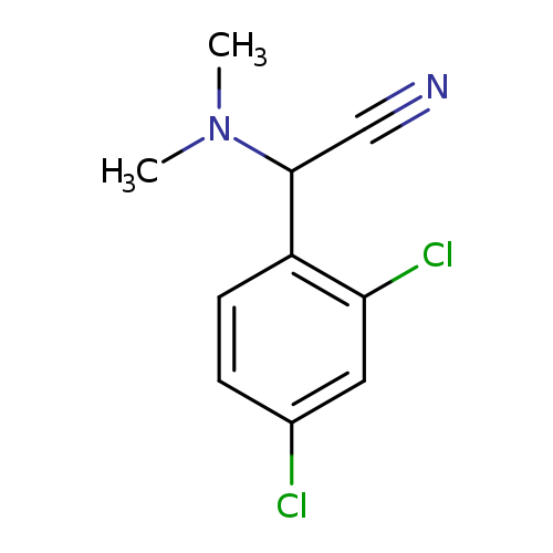 Benzeneacetonitrile, 2,4-dichloro-a-(dimethylamino)-