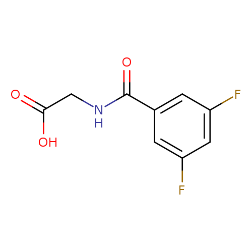 2-[(3,5-difluorophenyl)formamido]acetic acid