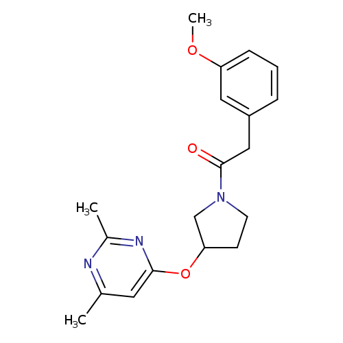 1-{3-[(2,6-dimethylpyrimidin-4-yl)oxy]pyrrolidin-1-yl}-2-(3-methoxyphenyl)ethan-1-one