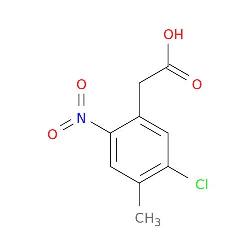 (5-Chloro-4-methyl-2-nitrophenyl)acetic acid