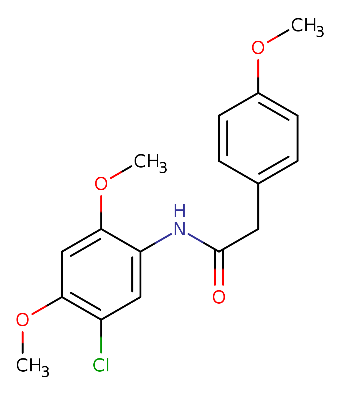 N-(5-chloro-2,4-dimethoxyphenyl)-2-(4-methoxyphenyl)acetamide