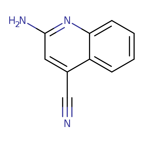 2-Aminoquinoline-4-carbonitrile