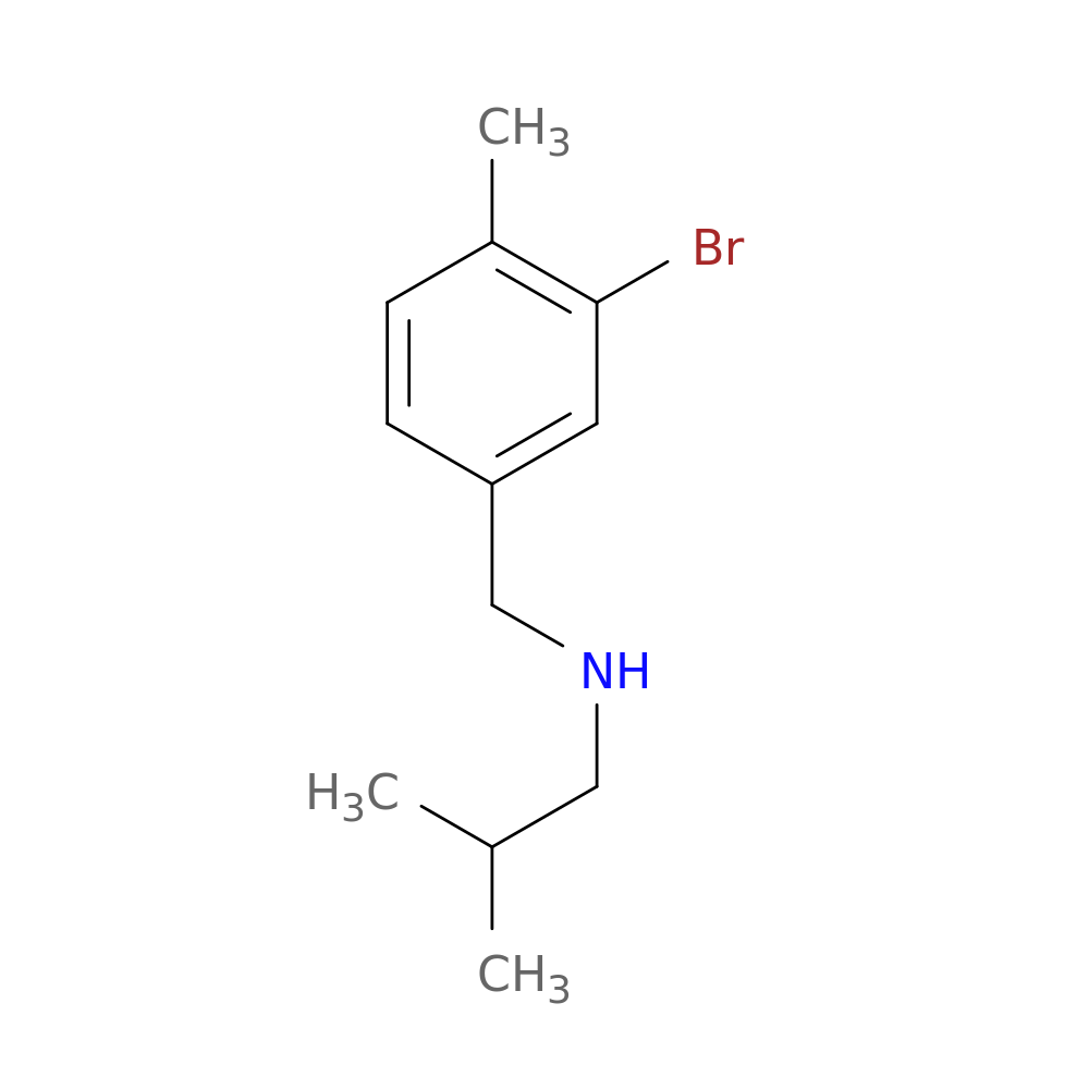 [(3-Bromo-4-methylphenyl)methyl](2-methylpropyl)amine